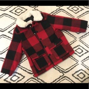 Boys Buffalo Check Lined Jacket NWOT